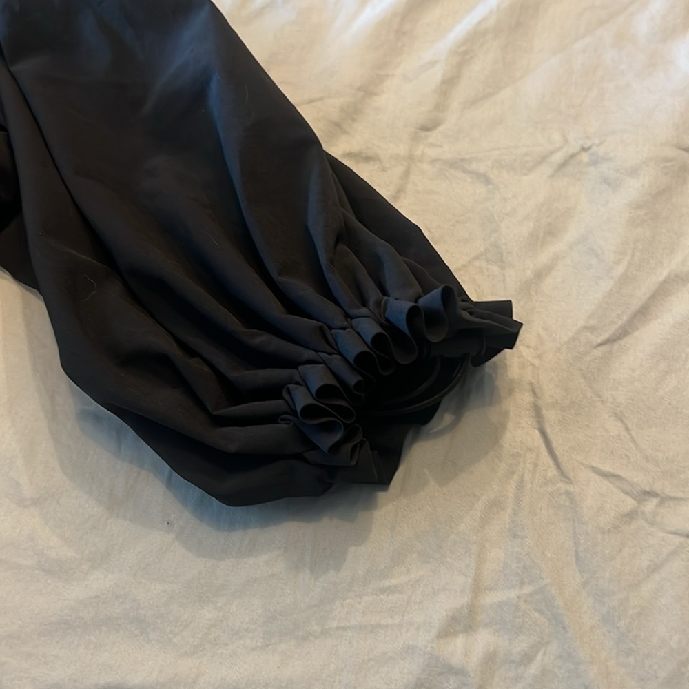 Athleta Revive Wide Leg Convertible Jumpsuit size 8 in Black - Picture 6 of 11
